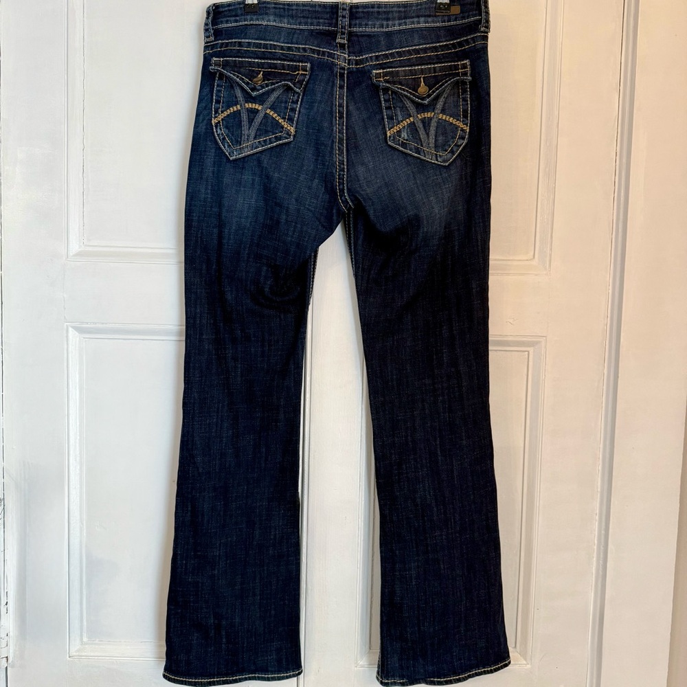 Kut from the Kloth Natalie High Rise Bootcut Dark Indigo Jeans - Picture 2 of 9